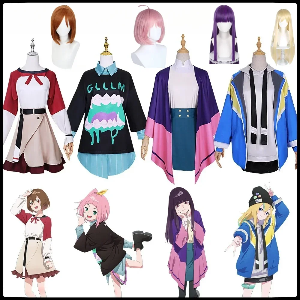 Anime Jellyfish Cant Swim In The Night JELEE Girl Group Cosplay Costume