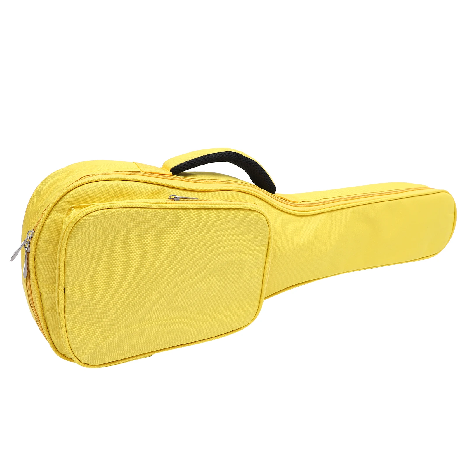 

Cotton Ukulele Bag 26-27 Inch Yellow Adjustable Shoulder Straps Large Capacity Waterproof Fabric Suitable For Ukulele Musical