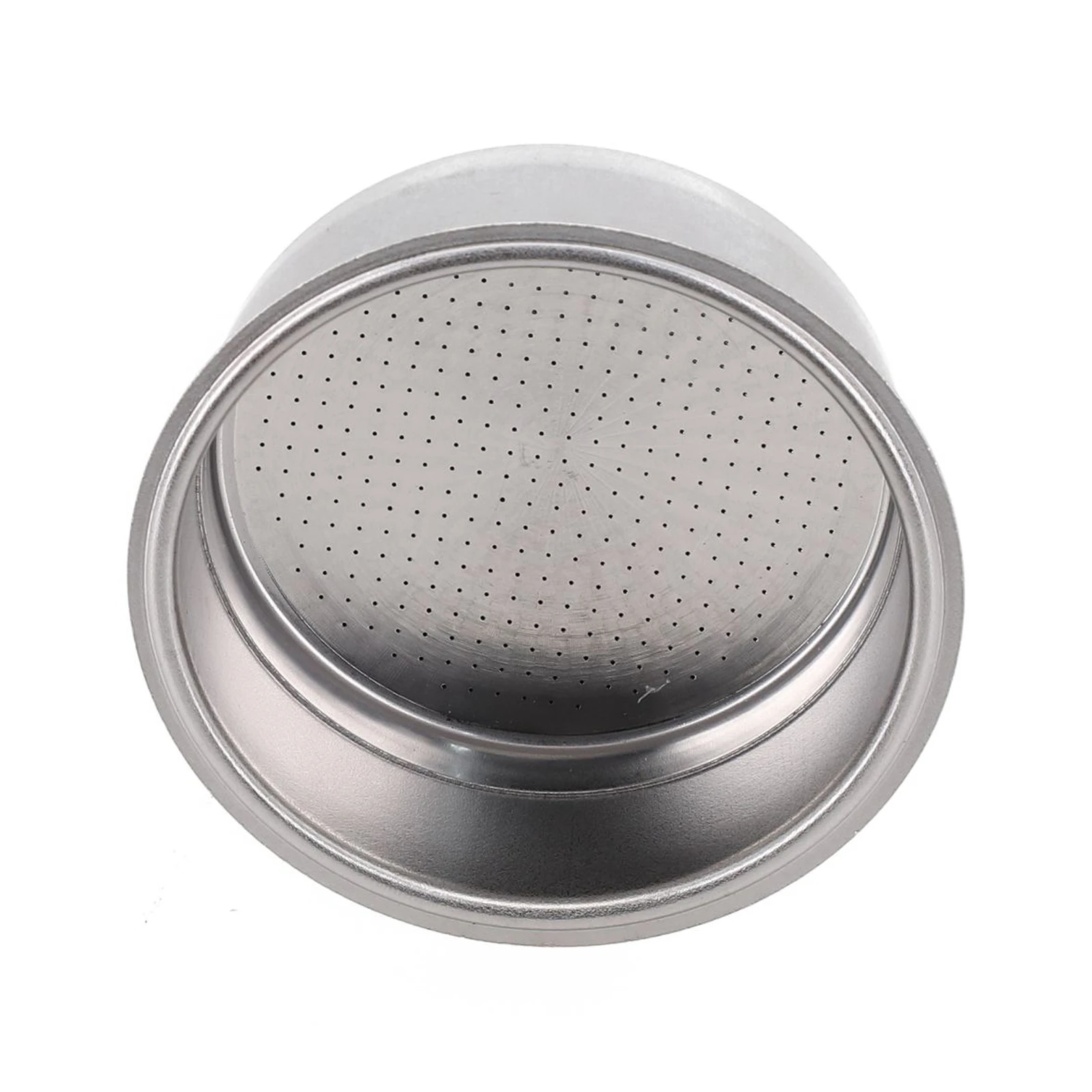 1pc 51mm Coffee Blind Filter Basket 2 Cup Stainless Steel Non Pressurized Filter Cup Sliver Kitchen Dining Bar Tools Parts