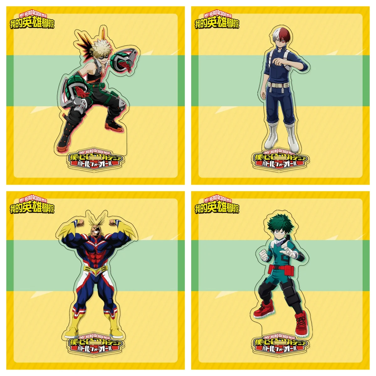 

Hot Anime My Hero Academia Acrylic Stand Model Figure Cosplay Plate Holder Topper Fans Christmas Desk Decor Plate Gift