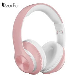 Kinder drahtlose Kopfhörer mit Mikrofon rosa Mädchen Telefon Gaming Headset Gamer Musik Bluetooth Kopfhörer für Kinder Dame Geschenk