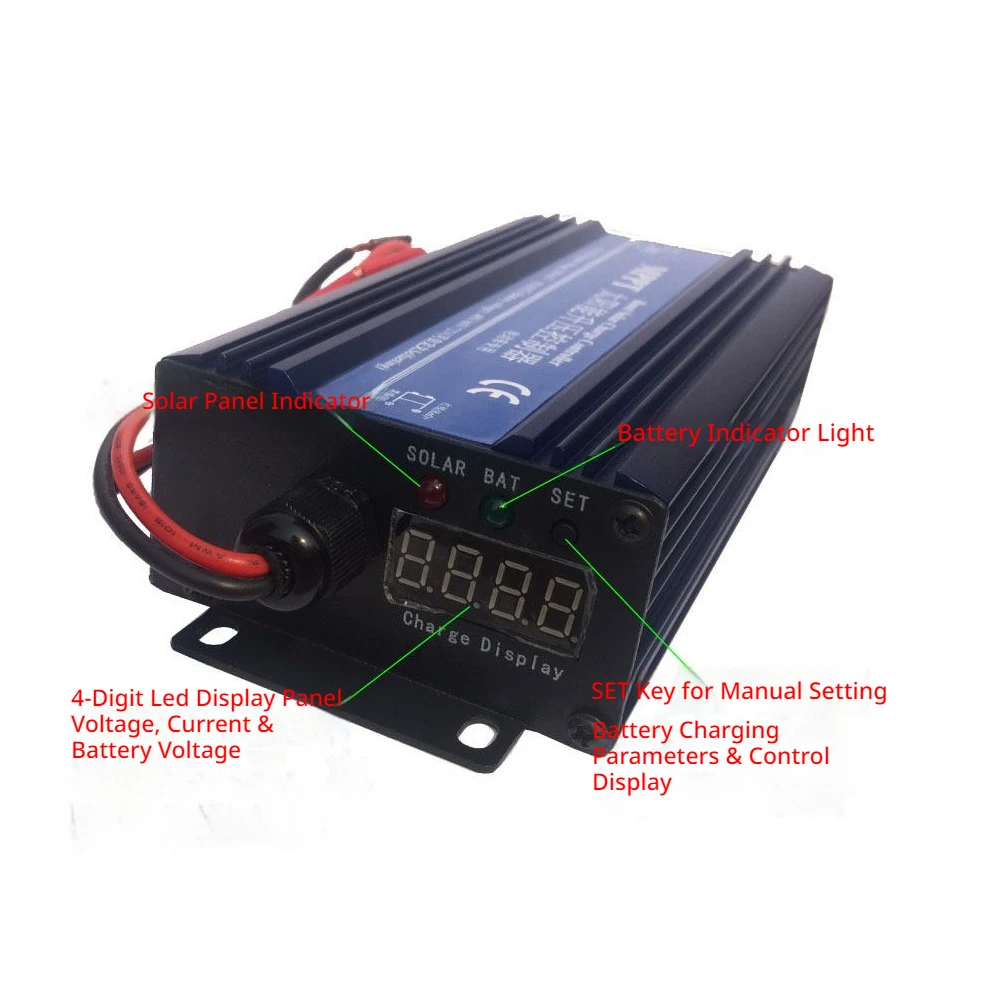 600W MPPT 48V/60V/72V Solar Boost Charge Controller Electric Car Electric Vehicle Charging Voltage Regulator 97% Efficiency