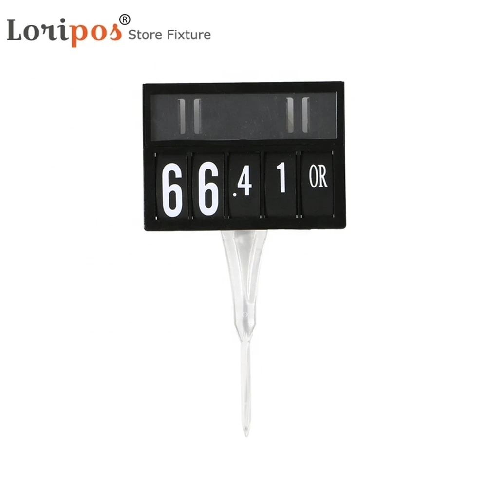 Pop Promotion Price Sign Display Posted Label Card Plastic Holder Frame By Argute Pin Replaceable In Supermarket