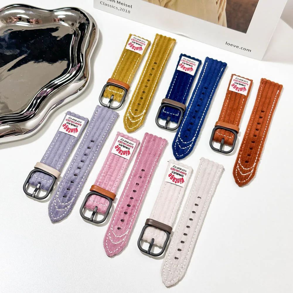 Woman decal Plush Leather Bracelet For Apple Watch Band 40mm 42mm 44mm 41mm 45mm 49mm Series 8 7 6 5 4 3 SE Ultra Strap iWatch