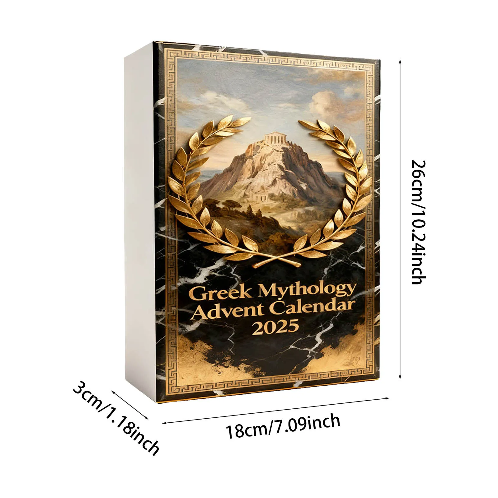 Small Christmas Lights Battery Operated with Timer 2025 Holiday Calendar Containing 24 Acrylic Visual Timers for Kids Silent