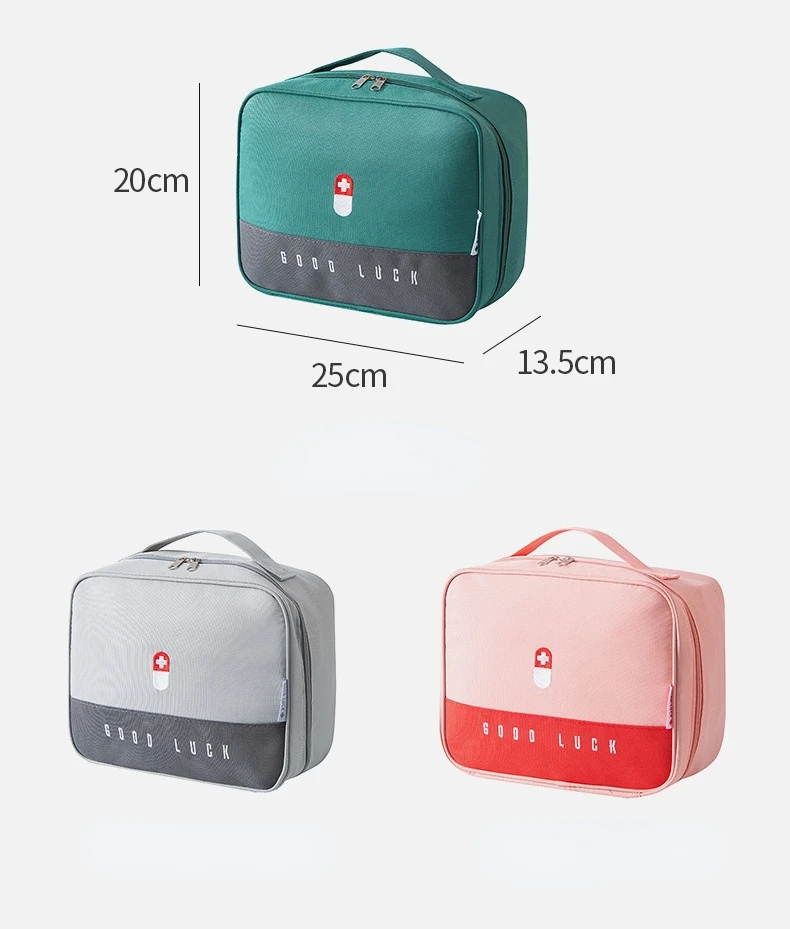 Large-Capacity Thickened Medicine Box Layered Family First Aid Kit Medicine Boxes Medicine Cabinet Portable Fabric Storage Bag