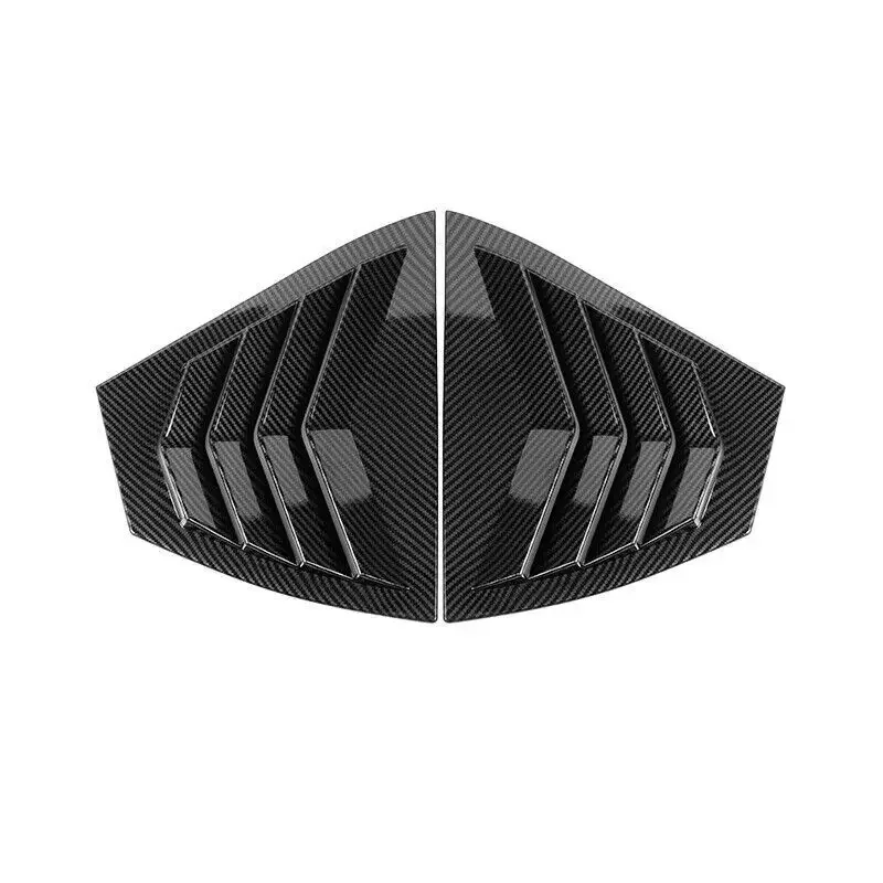 لنيسان سنترا/سيلفي 2020-2022 ABS البلاستيك النافذة الخلفية الربع كوة مغرفة غطاء الجانب تنفيس الكسوة اكسسوارات السيارات لاصق