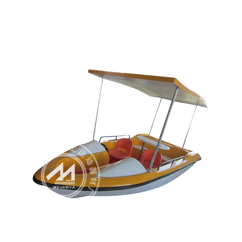 

GlowMarAutomatic Drainage Electric Boat Fiberglass Pedal Boat Play Equipment for Sale Adult Electric Bumper Boats for Water Park