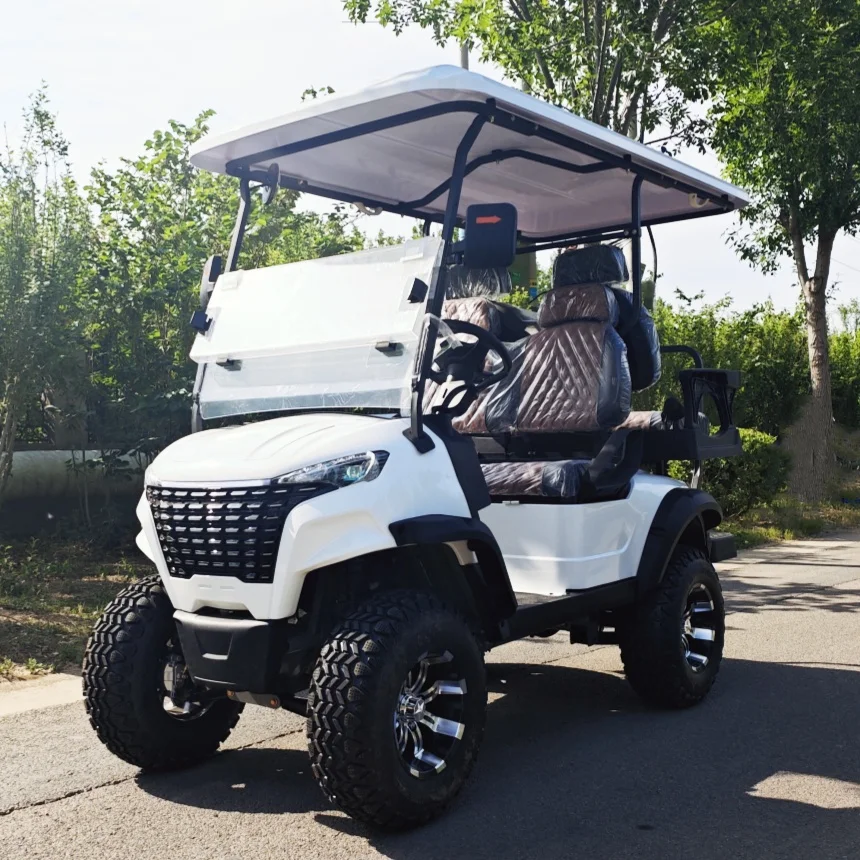 

Wholesale High Quality Outdoor Electric Club Buggy 4 Seaters Lead-Acid Battery Powered New Energy Electric Golf Cart