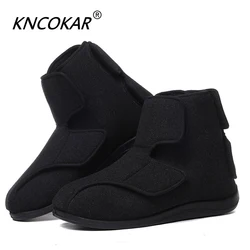 KNCOKAR High Help Before And After Widening Can Adjust Cloth Shoe Diabetic Foot Pronation Deformation Fat Foot Shoe