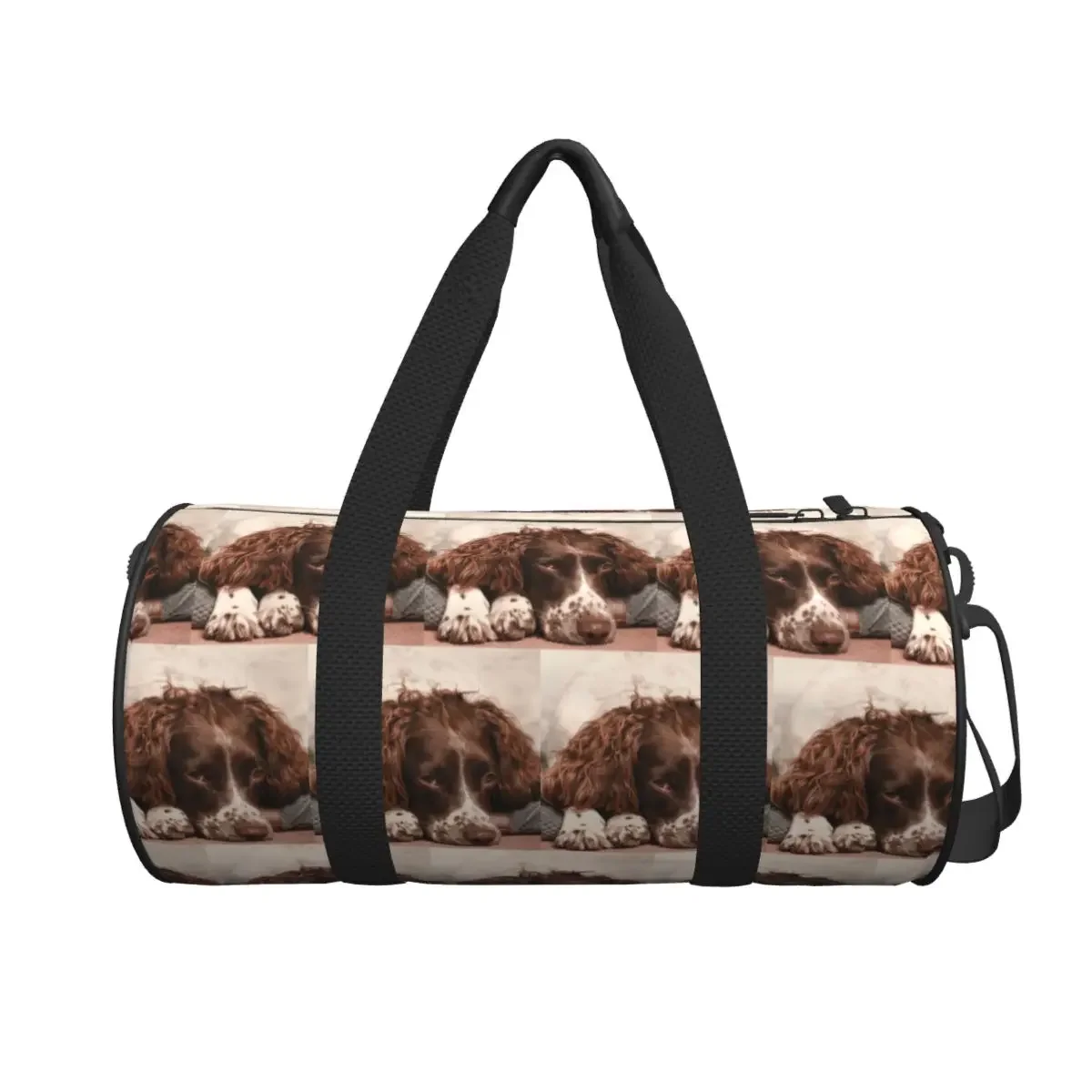 

Большая спортивная сумка с английским спрингер-спаниелем, многофункциональная дорожная сумка Duffle, сумки для фитнеса