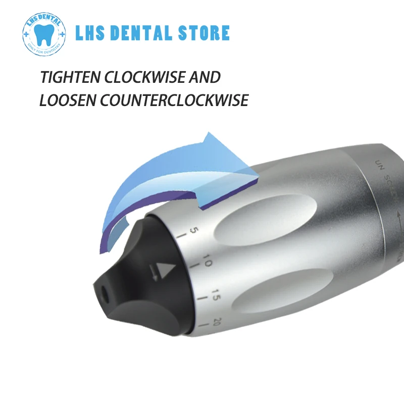 Chave de torque para implante dentário, peça de mão, cabeça de trava de catraca, 16 peças, drivers, torque ajustável de 7 velocidades, 5n-35n, ferramentas de odontologia