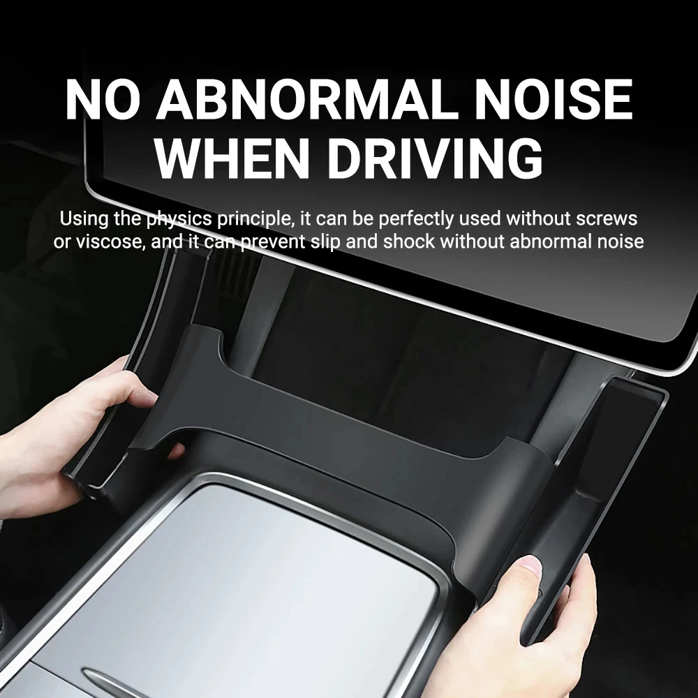 

Premium Armrest Storage Box Central Control Side Storage Organizers Tray for Tesla Model Y & Model 3 Car Accessories