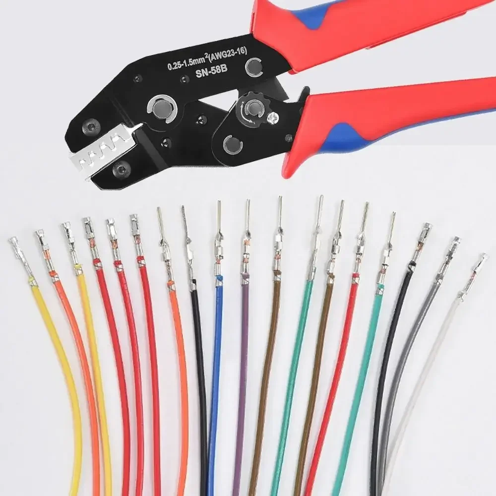 Non-insulated Open Barrel Crimping Tool SN-2546B 58B 02C 03H 06WF X6 / 06 48BS Crimping Terminals Jaw Slot Terminal Tools