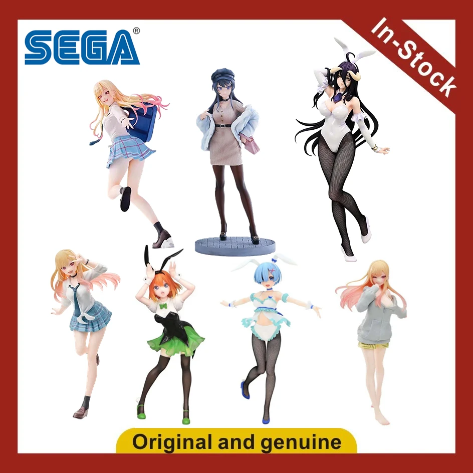 В наличии оригинальная фигурка SEGA Luminasta Kitagawa Umi Bunny Girl Sakurajima Mai Series, аниме-модель, игрушка в подарок