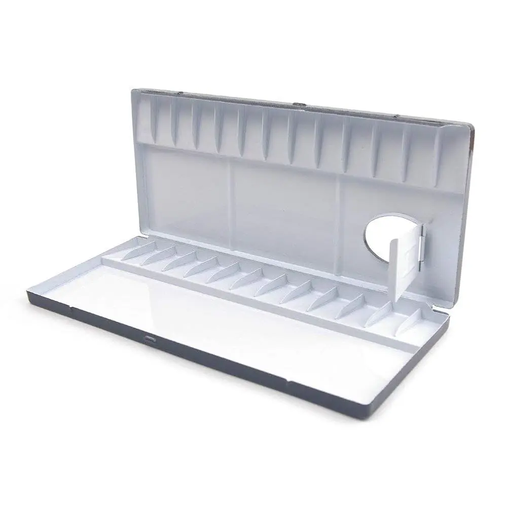 

Алюминиевая палитра для акварели на 26 ячеек (10,0 x 4,3 x 0,8 дюйма)