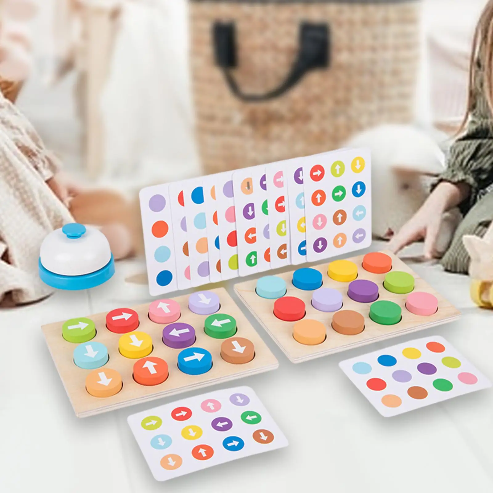 Montessori jogo educativo para menino e menina, seta colorida, cor, cognitivo, educação precoce, jardim de infância, pré-escolar, presentes