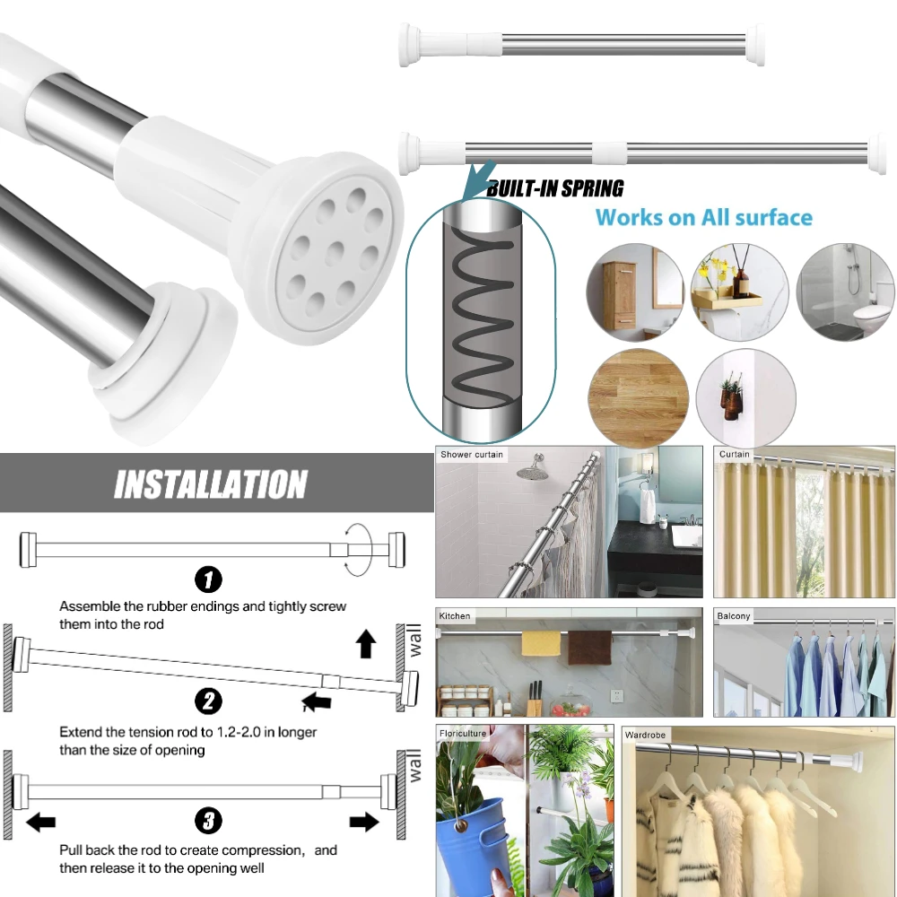 Thumbnail 2 - #31 Latest Shower Rods Offers