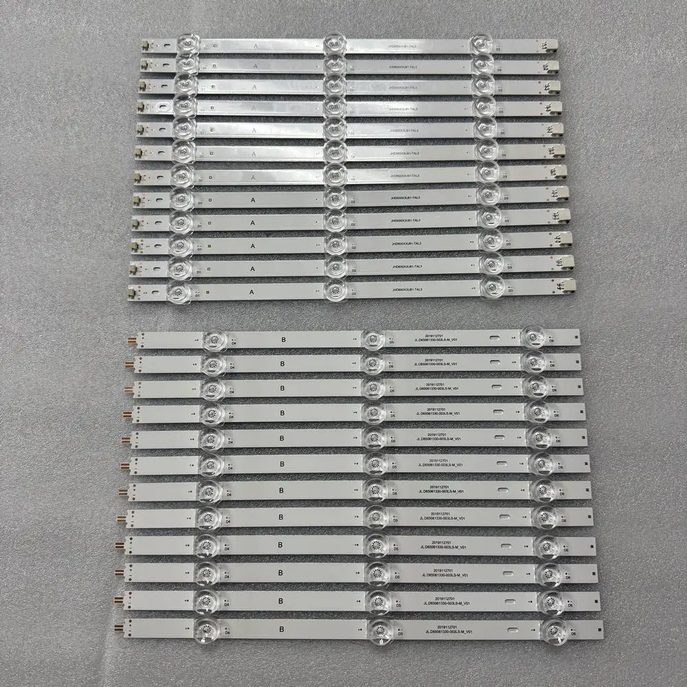 Full LED backlight Strip set For HISENSE 65S8 65U7GGQV JHD650X3U81-TAL3 JL.D65061330-003LS-M_V01