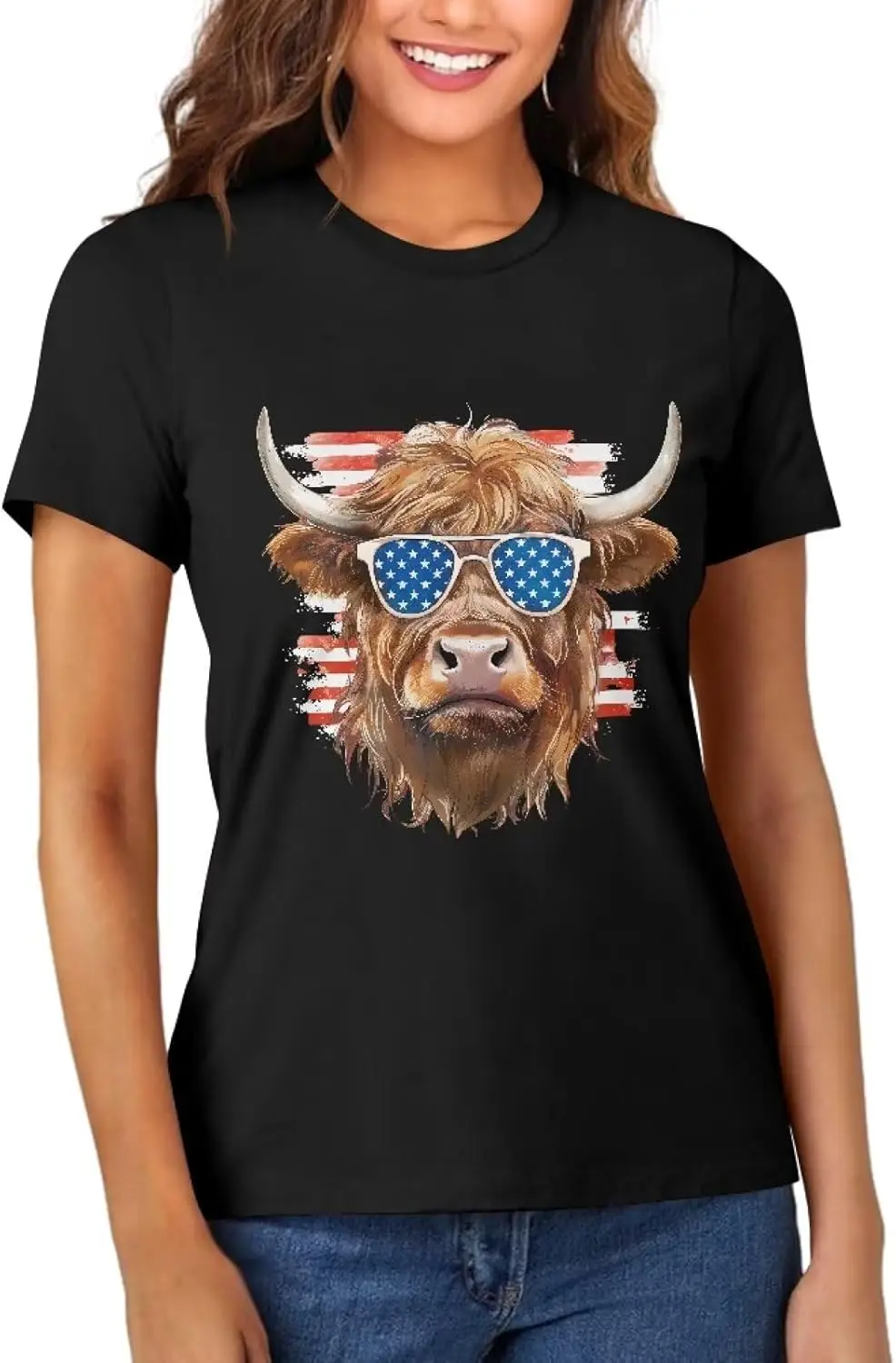 Yak Tops for Women Casual Summer Stylish Women'S Novelty T-Shirts