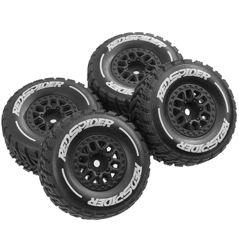 

1/14 RC Short Course Truck Sand Snow Rubber Tyres 4Pcs 12mm Hex Wheel Tires Upgrade Parts Fit ARRMA Mini MOJAVE GROM LC