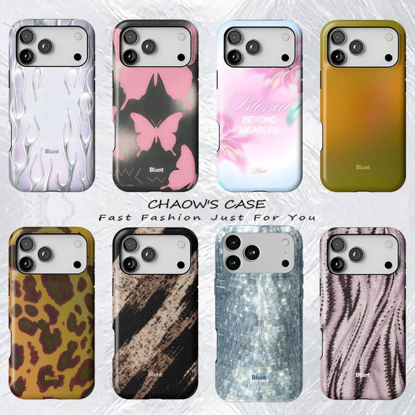

Luxury Blunt Y2K Butterfly & Floral Phone Case for iPhone 17 17e 16e 16 15 14 13 12 11 Air Pro Max Plus Double-layer Back Cover