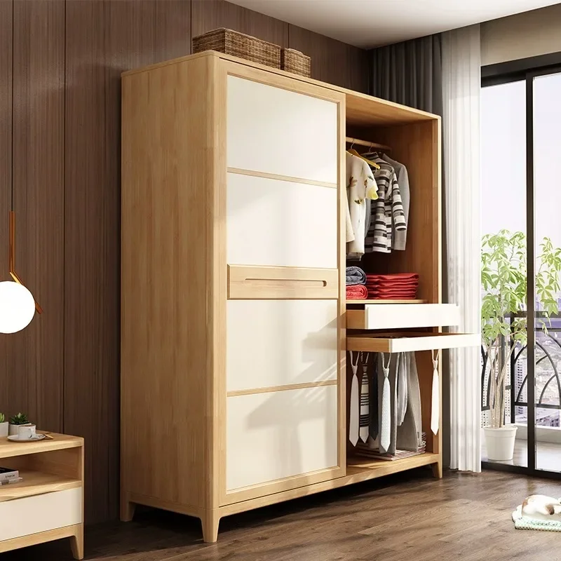 Compact Organiser Wood Wardrobes Nordic Modern Cupboard Clothes Wardrobes Living Room Nordic Armario Entrance Hall Furniture