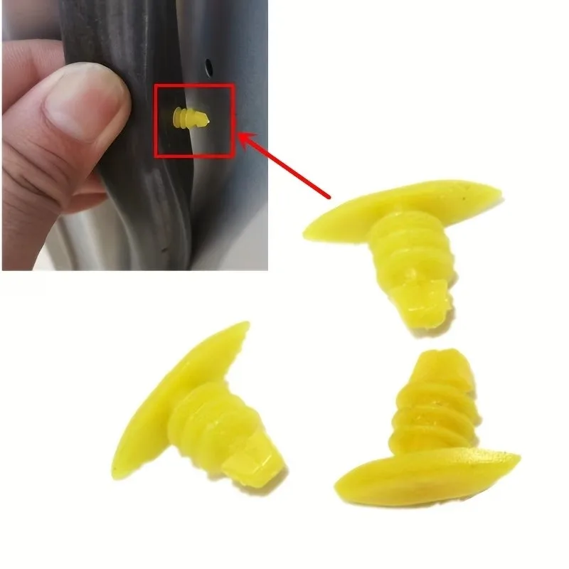 Durable UV Resistant Door Seal Retainers 31 pcs, perfect for Vehicle Windproof Strips, Easy One-Step Install