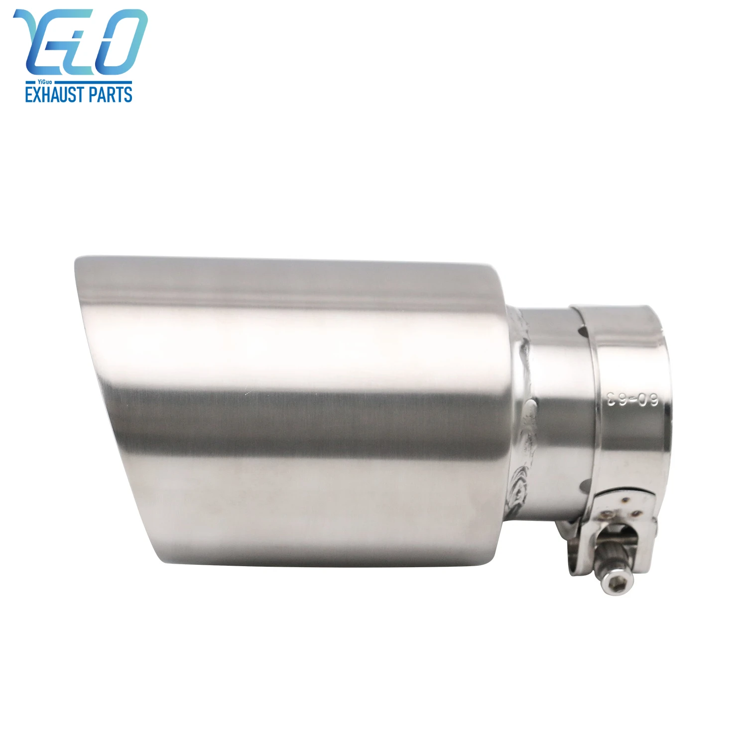 1PCS Car Accessories Exhaust tail pipe Stainless Steel nozzle tip horn outlet hole 89mm 102mm 114mm size