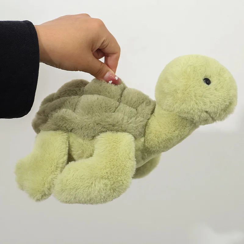 Sea Turtle Plush Doll Creative Companion Furry Toy Realistic Cute Green Soft Plush Pillow Autumn and Winter Birthday Gift Woman