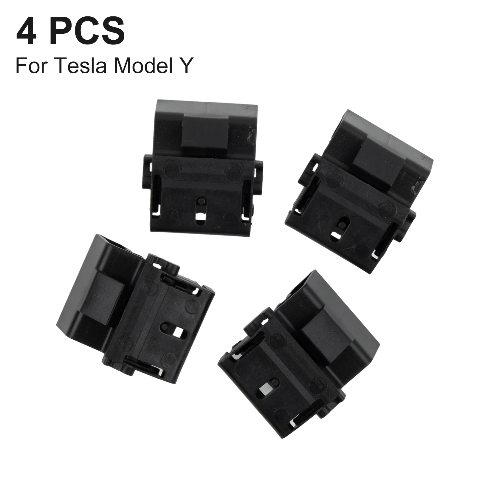 4x For Tesla Model Y 2020 - 2021 Car Front Bumper Box Buckle Hood Trunk Clip 1472872-00-B Box Buckle Hood Trunk Clip