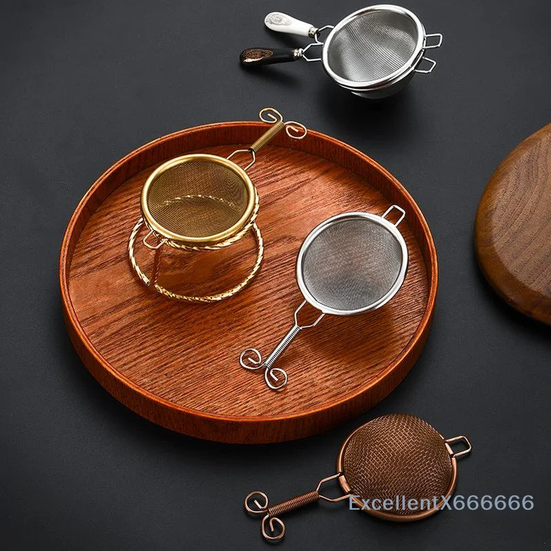 Stainless Steel Fine Mesh Sieve Teapot Handle Matcha Sifter Rust Proof Easy To Clean Very Fine Mesh Cocktail Strainer