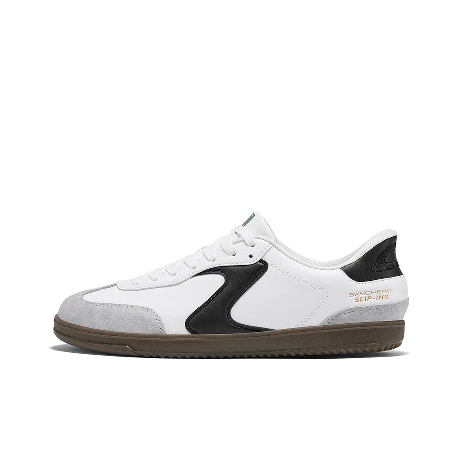 Skechers Slip Resistant, Abrasion Resistant, Breathable Low top Skateboard Shoes Men's White 254154W-WBK
