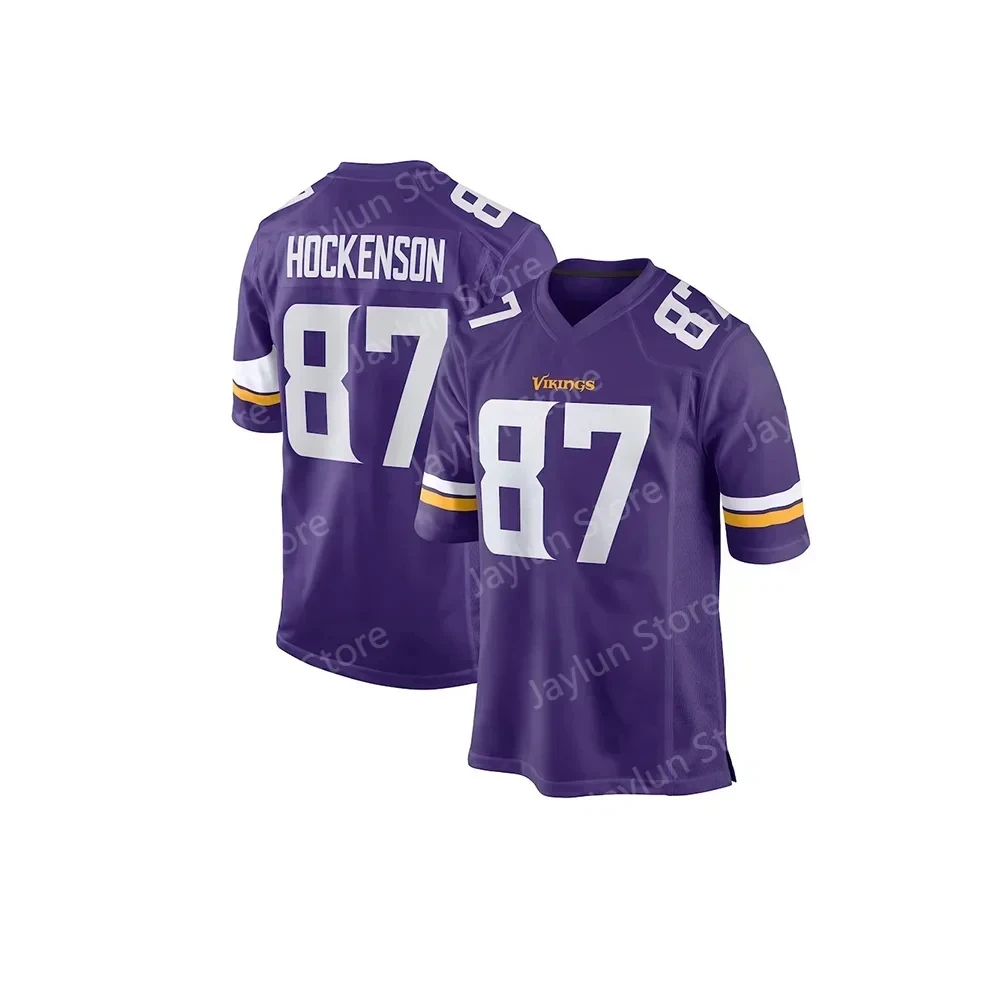Adultos e crianças_roupas_New_24_25_Limited_American_Edition_New_Summer_Minnesota_Rugby_Jerseys_Vikings_ # 2