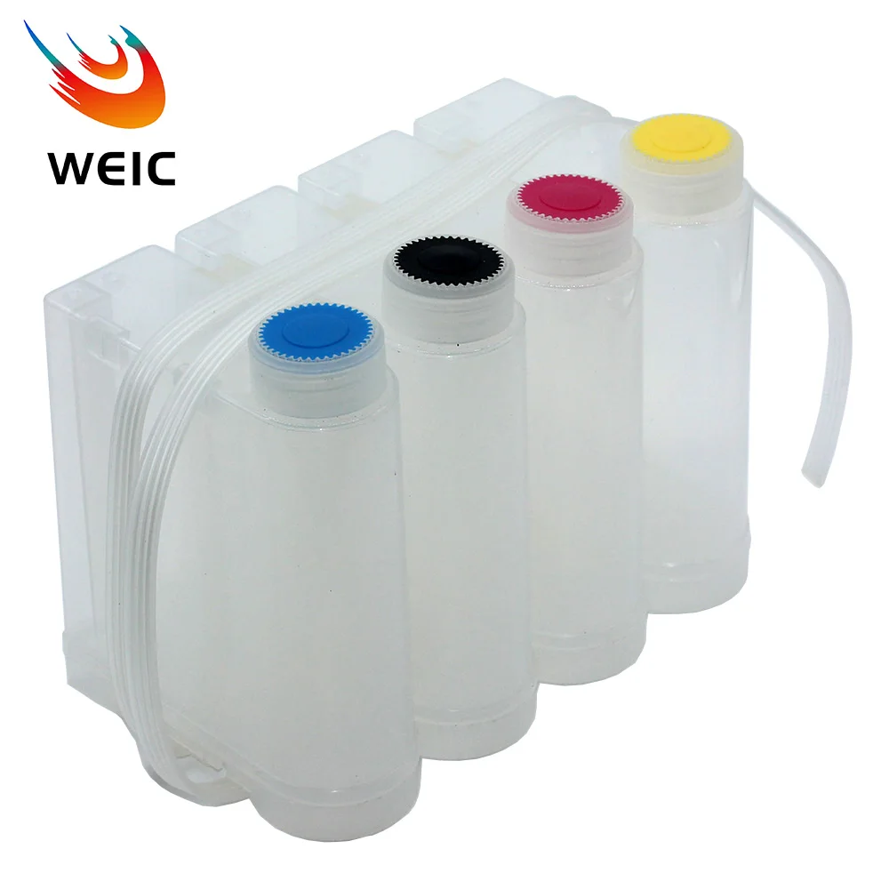 DIY Ciss System Tank 500ML / Color with Tube Accessory Bag for Epson WF C5790 C5210 C5890 C5810 Printer