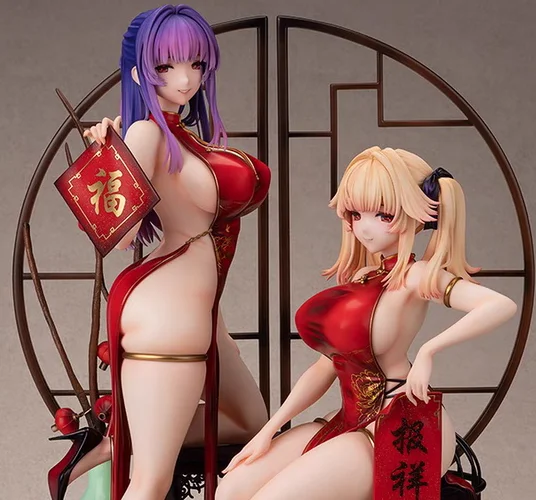 1/4 Scale Authentic Loose Figure Hozumi Moehime Union Yuri & Stella (Blonde) 18+ Anime Action Figure Toy