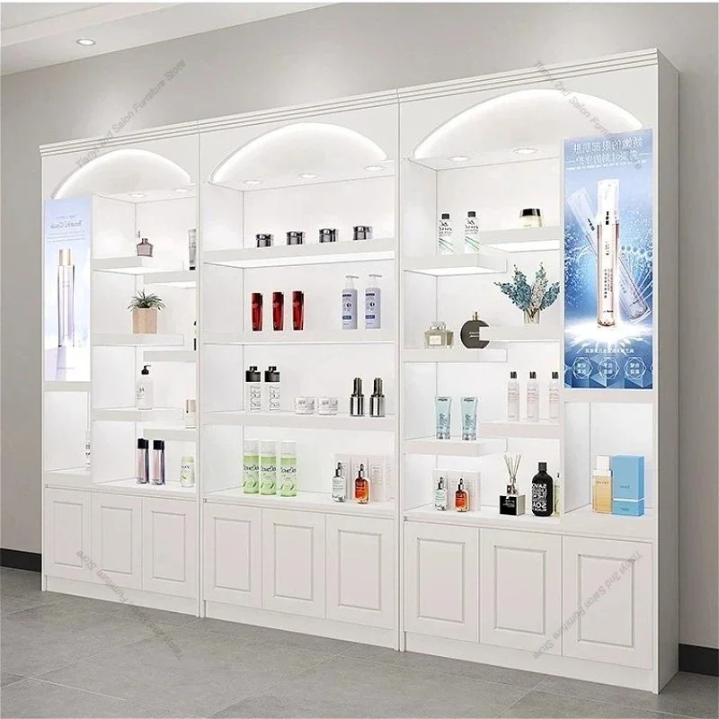 Modern Shoe Bag Display Cabinets High-grade Live Broadcast Room Goods Cabinet Beauty Salon Display Cabinet Office Furniture FYMC