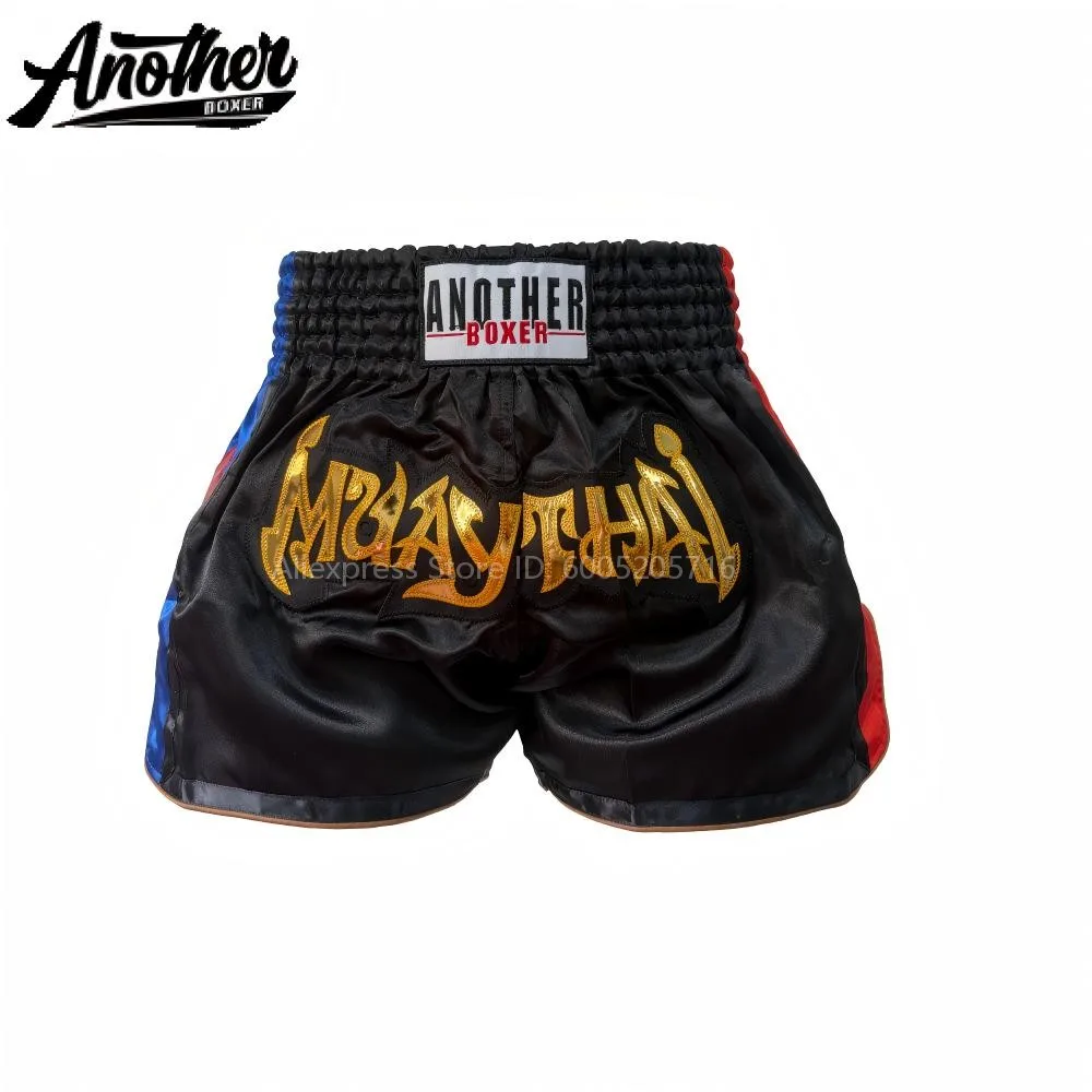 Professional Kickboxing Muay Thai Shorts, Breathable Loose Fit MMA Sparring Combat Shorts for Gym Workout Martial Arts Training