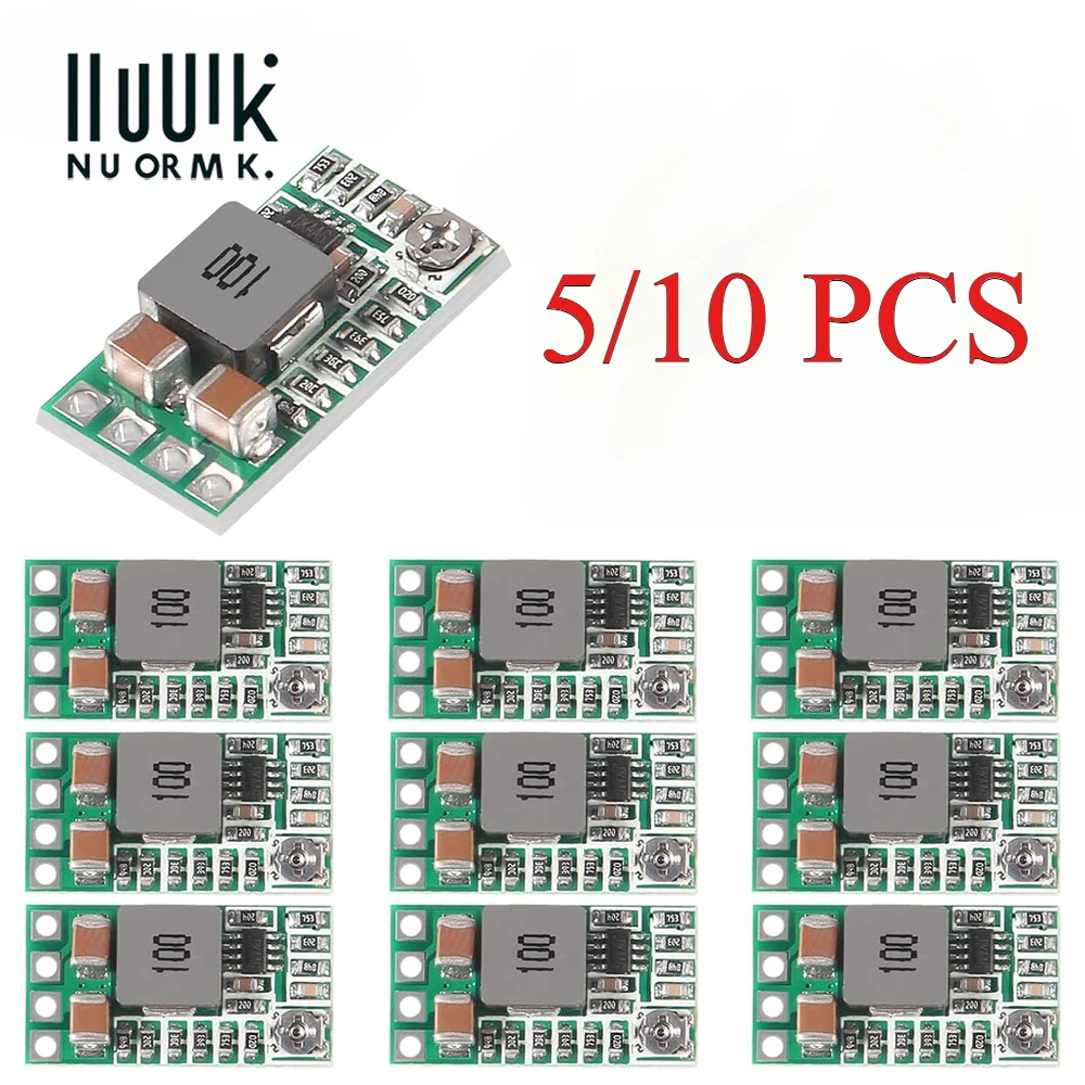 5/10szt Moduł zasilacza obniżającego napięcie Konwerter DC-DC 4-18V do 0.8-17V 1.8V/2.5V/3.3V/5V/9V/12V 3A Regulowany