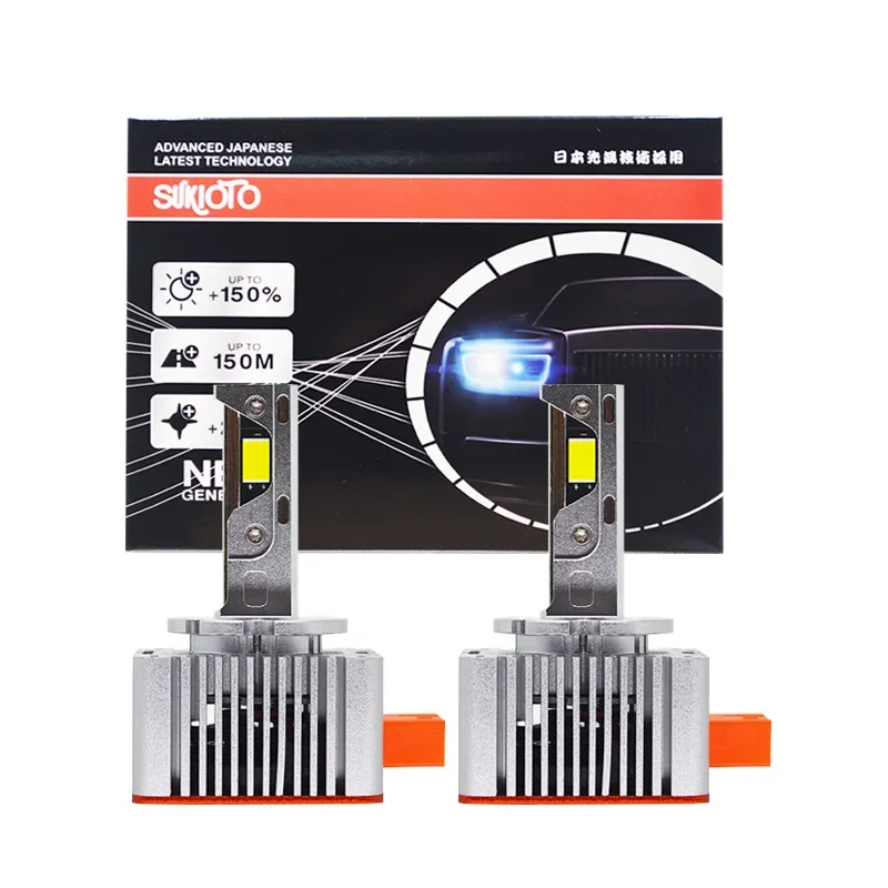 

2 шт. SUKIOTO GENUINE D3S LED D1S Автомобильные фары Canbus для балласта D2S D4S Led HID D1R D2R D3R D4R Лампа Plug & Play Автомобильный свет 110 Вт
