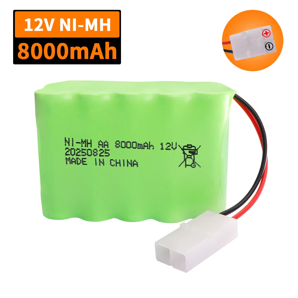 AA Battery 12V NiMH 8000mAh  Batteries Pack high capacity nimh Battery for remote control toy car boat truck toys model