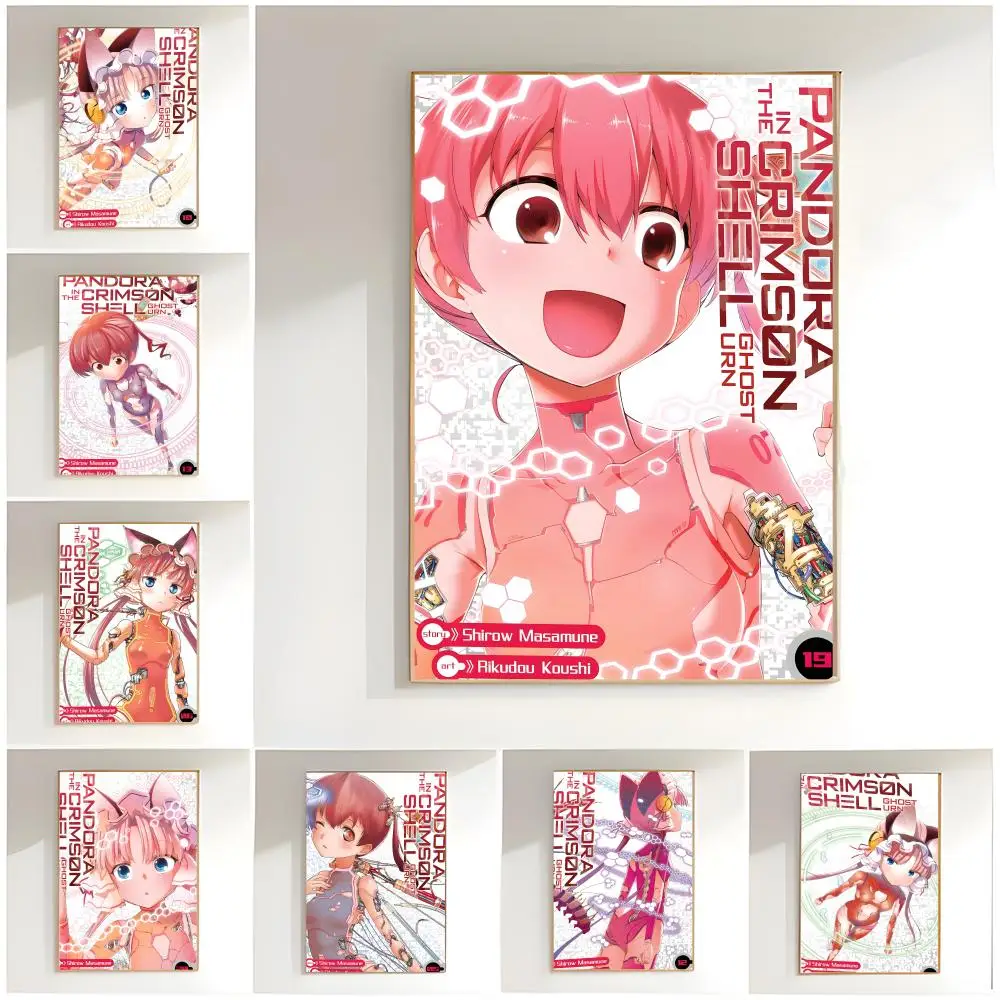 cyberpunk anime Pandora in the Crimson Shell Poster Classic Wall Art  Home Decor  Peel and Stick Unframed