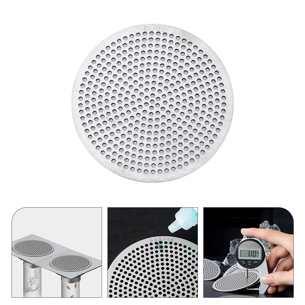 

Stainless Steel Hair Catcher Drain Cover Protector Bathroom Shower Bathtub Kitchen Hair Stopper Filter Drain Cover for Shower