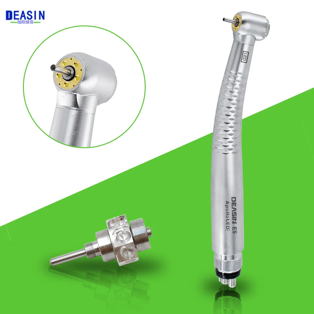 Dental High Speed 5 LED 2holes /4 Hole Handpiece Air Turbine Cartridge Rotor Water Sprays Dentistry Tools