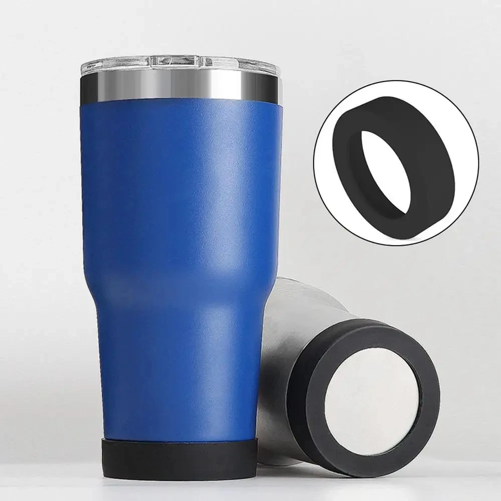 7CM Silicone Water Cup Gasket Anti-wear And Scratch Sleeve Insulation Bottom Sleeve Anti Slip Protective Bottle Cover