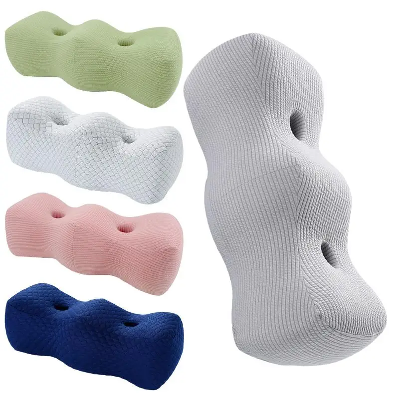 

Contour Under Knee Pillow Leg Pillow Leg and Knee Support Soothes Back, Knees and Hips Adjustable Leg height pillow memory foam