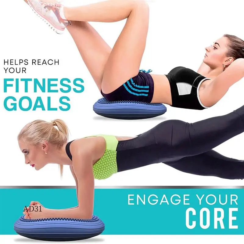 

New-Swing Balance Pad For Core Fitness Stability Rehabilitation Seat To Improve Sitting Posture