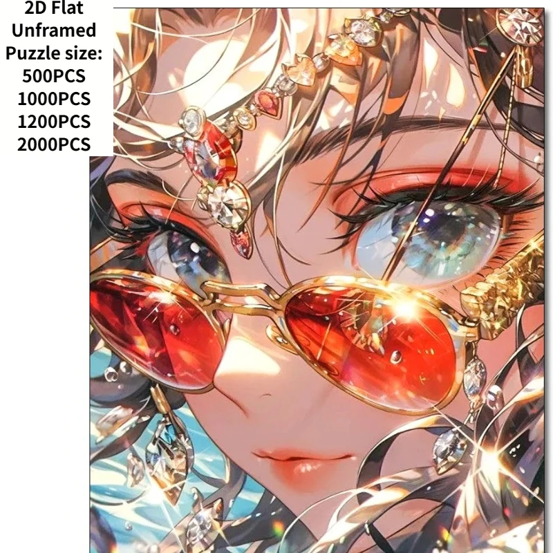 

500/1000 Pieces Jigsaw Cartoon Anime Girl Jigsaw Puzzle Educational Toy for Kids Children 's Games Christmas Gift