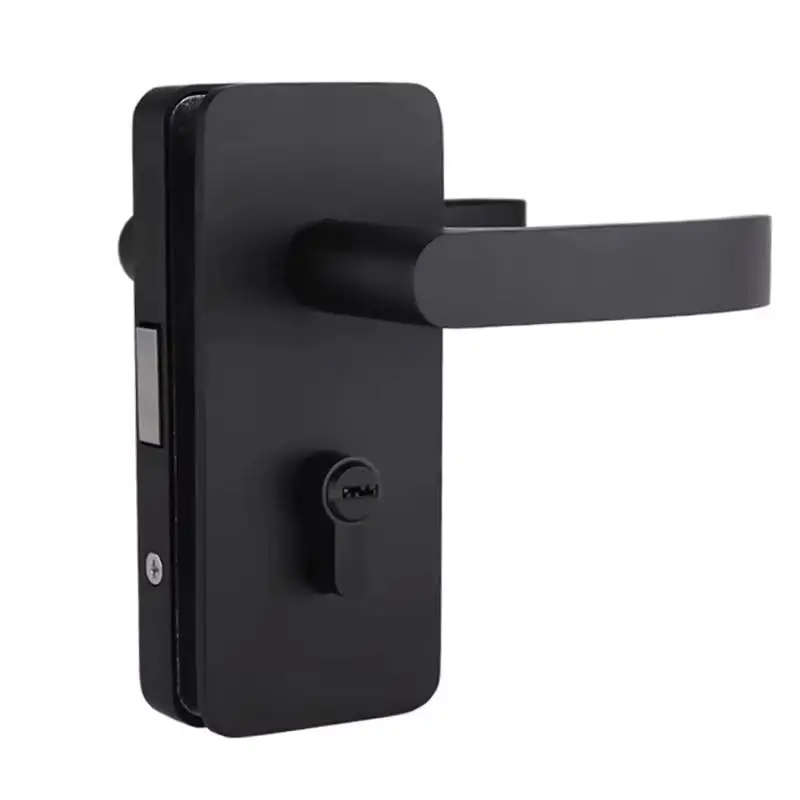 

ГОРЯЧАЯ НОВИНКА! 1 ШТ. Замок-ручка из алюминиевого сплава для стеклянных дверей, офисных входных групп, стеклянных перегородок, с 3 ключами, для стекла толщиной 8-12 мм.