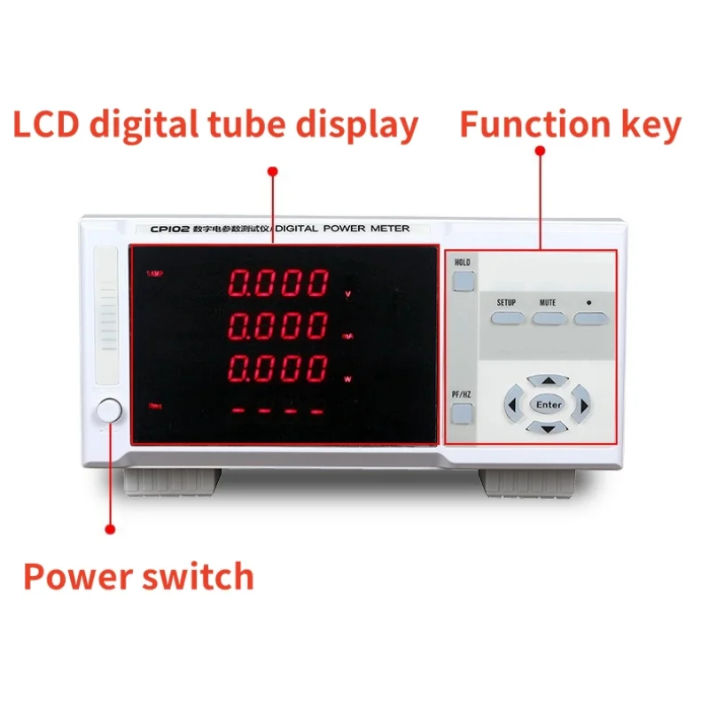 MY-CP102 Power parameter meter ac Power meter LED AC and DC parameter measuring instrument electr